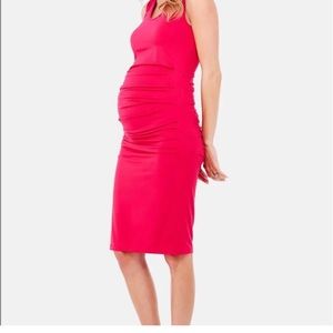 Ingrid And Isabel Pink Bodycon Maternity dress